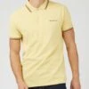 Ben Sherman Casual Short Sleeve Polo Shirt Lemon -Cheap Class Garb Store 0059310 440 main