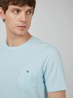 Ben Sherman Pocket Crew Neck T-Shirt Sky Blue 10 Ben Sherman Pocket Crew Neck T-Shirt Sky Blue -Cheap Class Garb Store 0059326 940 f