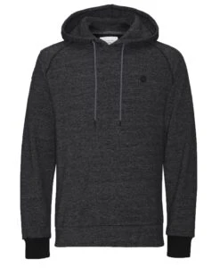 Jack & Jones Core Cowin Overhead Print Hoodie Black