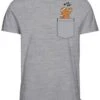Jack & Jones Chimney Pocket Christmas Print T-shirt Light Grey