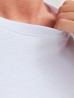 Jack & Jones 2 PACK Basic Crew Neck T-Shirt White -Cheap Class Garb Store 12133913 white 2