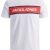 Jack & Jones Logo Crew Neck T-Shirts White -Cheap Class Garb Store 12159198 white
