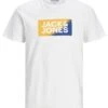 Jack & Jones Print Casual T-Shirt White -Cheap Class Garb Store 12183184 top 2