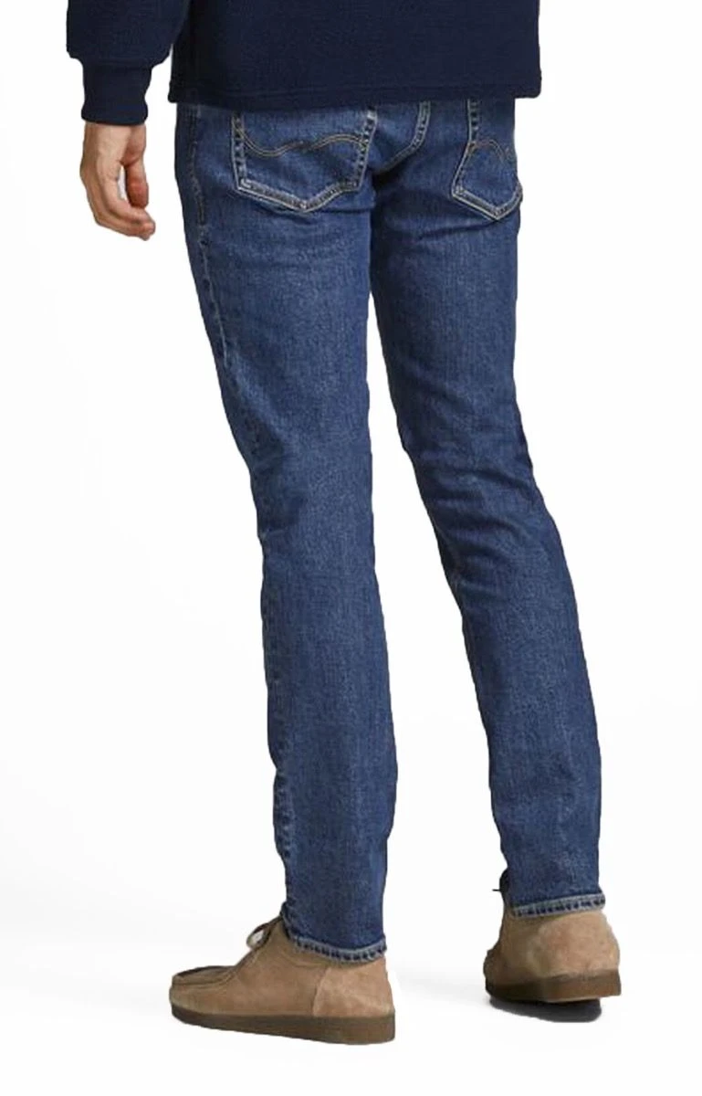 Jack & Jones Glenn Original Slim Jeans 328 Blue Denim 4 Jack & Jones Glenn Original Slim Jeans 328 Blue Denim - Image 2