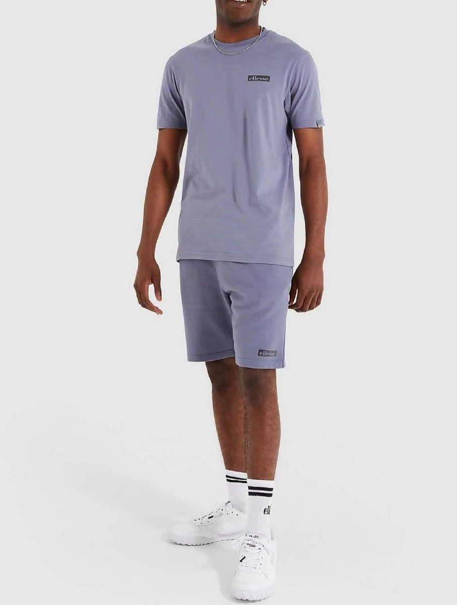 Ellesse Oulan Short & T-Shirt Set Light Grey 3 Ellesse Oulan Short & T-Shirt Set Light Grey