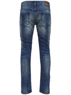 Only & Sons Loom Slim Fit Jeans Medium Blue Denim -Cheap Class Garb Store 22003944 back