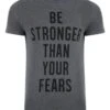 French Connection Be Stronger Than Your Fears T-shirt Charcoal -Cheap Class Garb Store 56DWE 33740.1441642080.1280.1280.jpgc 2
