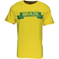Soul Star World Cup Brasil T-shirt Yellow