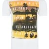Firetrap Crew Neck Sunset Print T-shirt White