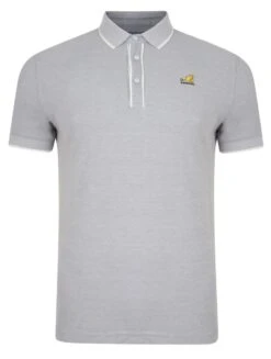 Kangol Men's Polo PiquÌ_å© T-Shirt Hinton Grey Marl