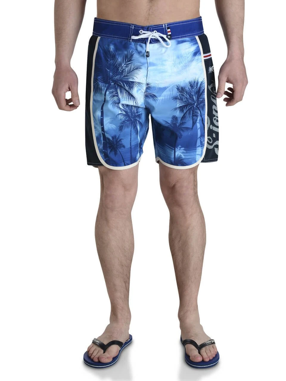 Smith & Jones Beach Swim Shorts & Flip Flop Set Kokomo Blue 3 Smith & Jones Beach Swim Shorts & Flip Flop Set Kokomo Blue