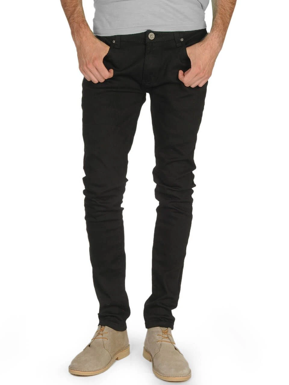 Soul Star Skinny Fit Slim Tapered Denim Jeans Black 3 Soul Star Skinny Fit Slim Tapered Denim Jeans Black