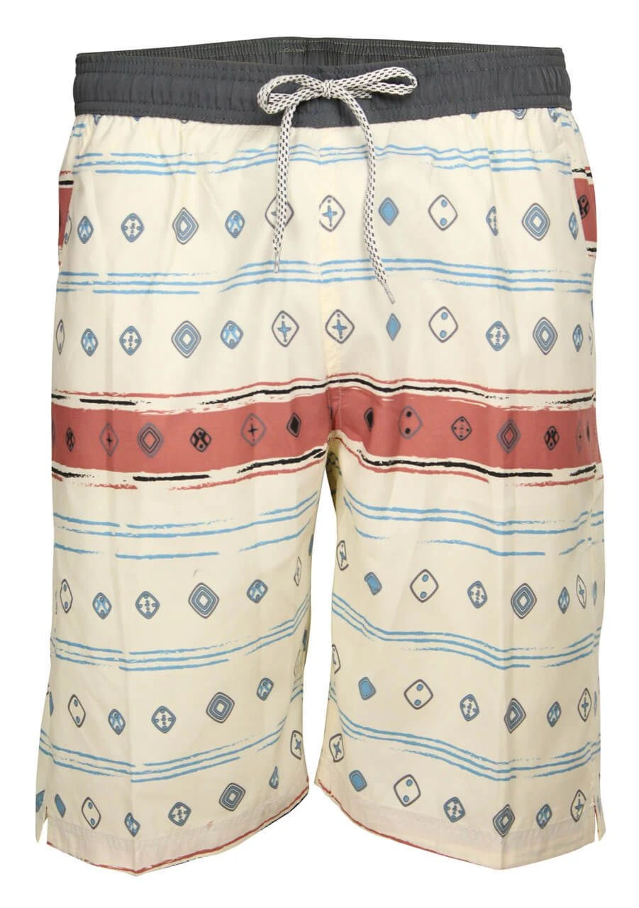 Soul Star Casual Printed Shorts Beige 3 Soul Star Casual Printed Shorts Beige