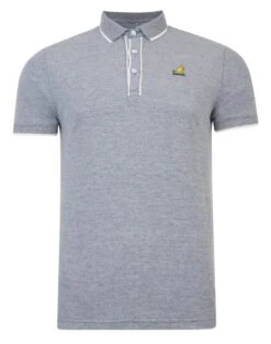 Kangol Men's Polo PiquÌ_å© T-Shirt Hinton Navy Blue Marl