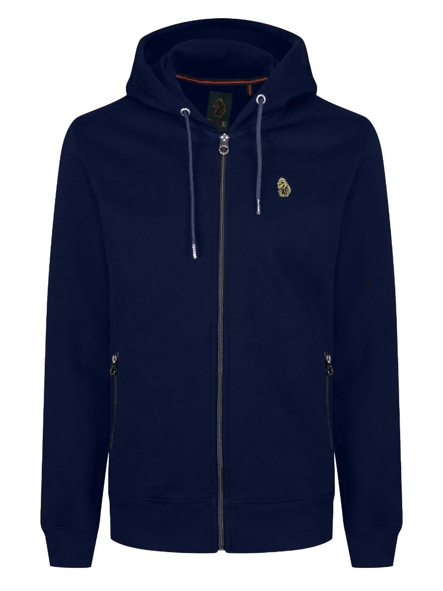 Luke 1977 Berlin Zip Hoodies Dark Navy 4 Luke 1977 Berlin Zip Hoodies Dark Navy - Image 2