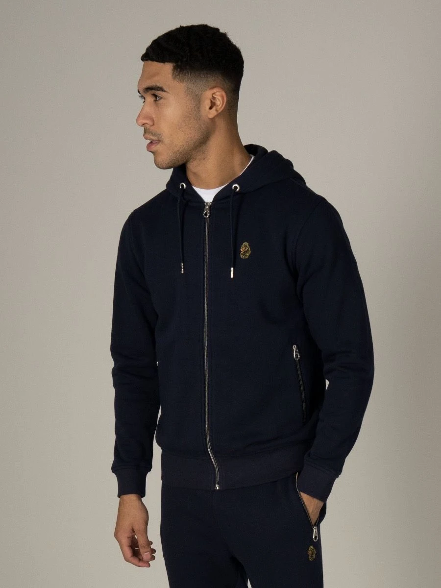 Luke 1977 Berlin Zip Hoodies Dark Navy 9 Luke 1977 Berlin Zip Hoodies Dark Navy - Image 7