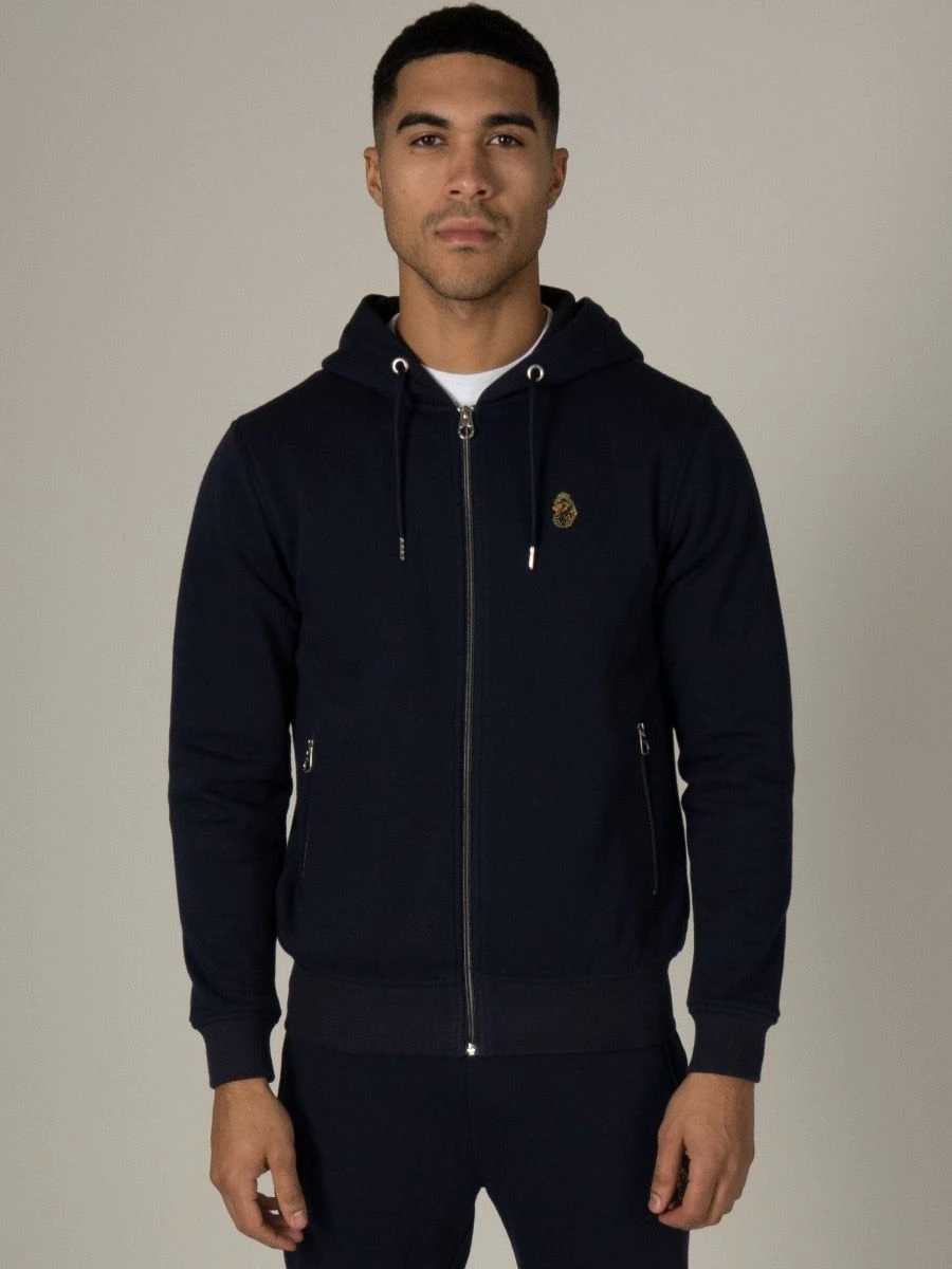 Luke 1977 Berlin Zip Hoodies Dark Navy 8 Luke 1977 Berlin Zip Hoodies Dark Navy - Image 6