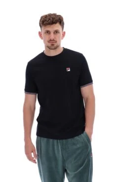 Fila Caleb Crew Neck T-Shirt Black -Cheap Class Garb Store f22mh005 black1