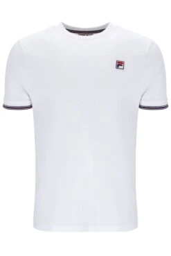 Fila Caleb Crew Neck T-Shirt White -Cheap Class Garb Store f22mh005 white 3