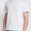 Farah Eddie Plain Crew Neck T-Shirt White -Cheap Class Garb Store faksb012 104