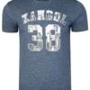 Kangol Rocka Crew Neck Cotton Logo T-shirt Navy -Cheap Class Garb Store k707830c w004 1