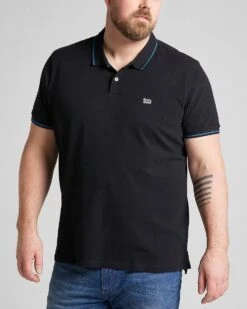 Lee Pique Short Sleeve Polo Shirt Black 8 Lee Pique Short Sleeve Polo Shirt Black -Cheap Class Garb Store l61arl01 1