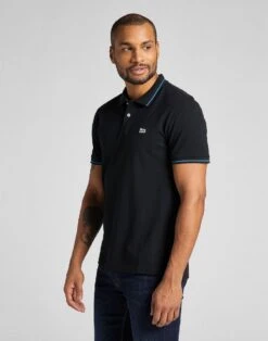 Lee Pique Short Sleeve Polo Shirt Black 10 Lee Pique Short Sleeve Polo Shirt Black -Cheap Class Garb Store l61arl01 4