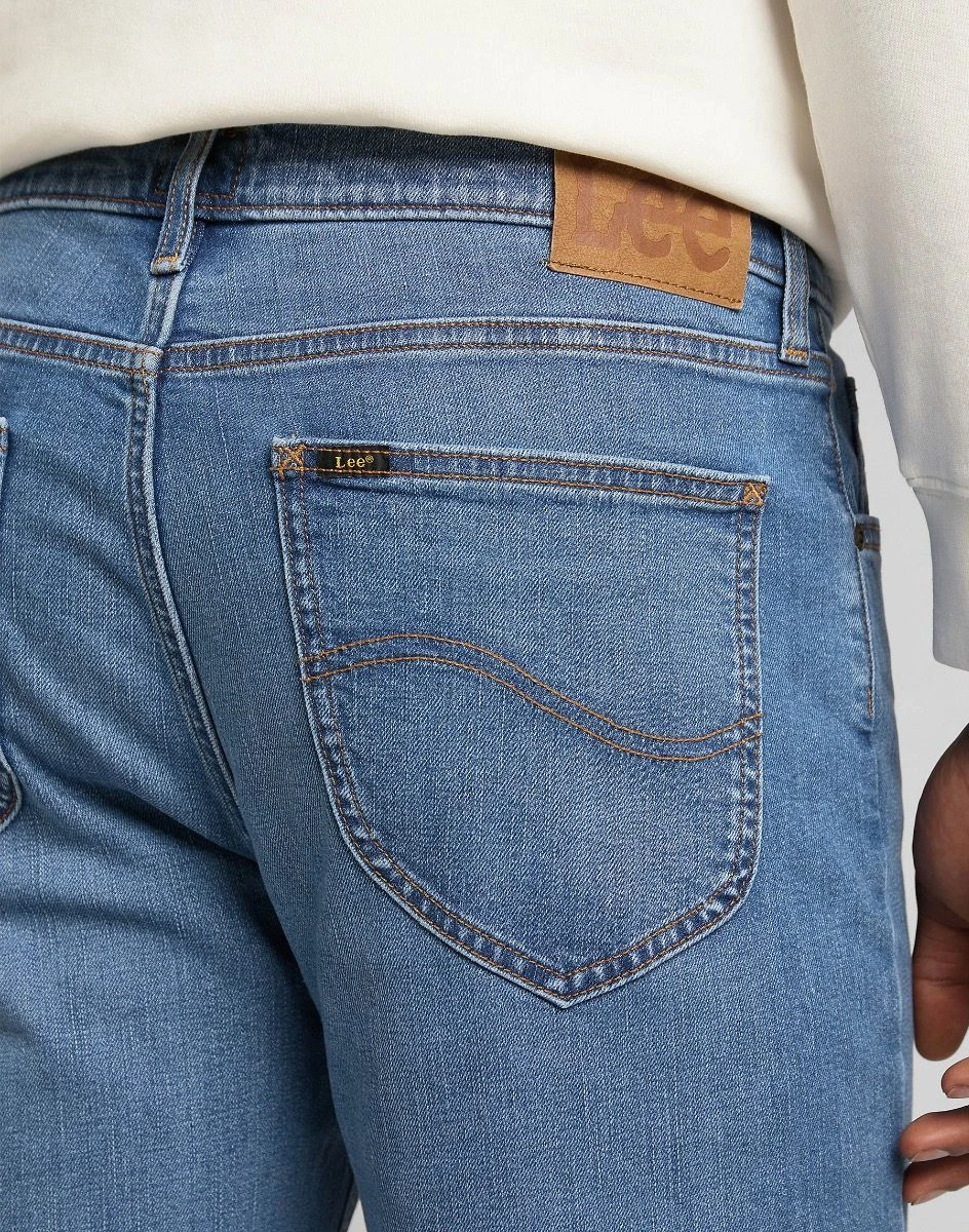 Lee West Relaxed Straight Denim Jeans Mid Worn In 5 Lee West Relaxed Straight Denim Jeans Mid Worn In - Image 3