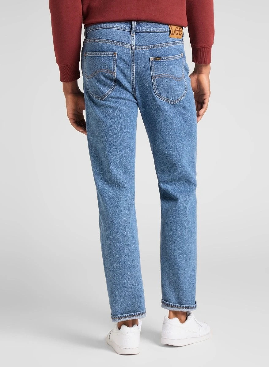 Lee West Relaxed Straight Denim Jeans Light New Hill 4 Lee West Relaxed Straight Denim Jeans Light New Hill - Image 2