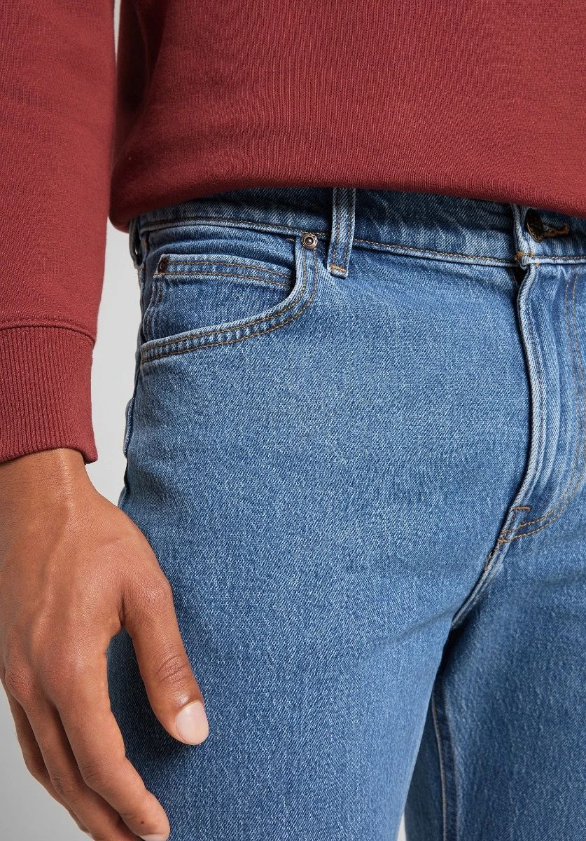 Lee West Relaxed Straight Denim Jeans Light New Hill 5 Lee West Relaxed Straight Denim Jeans Light New Hill - Image 3