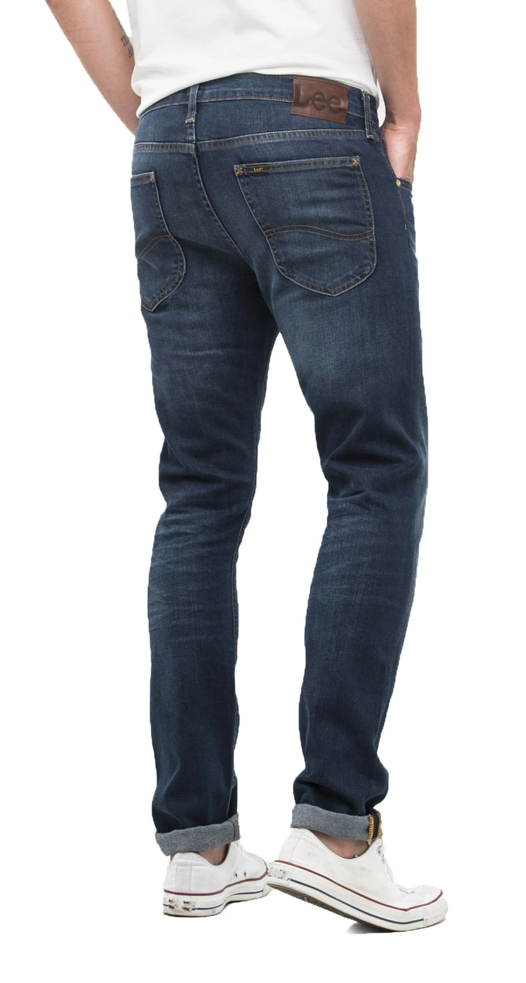 Lee Luke Slim Tapered Denim Jean Faded True Authentic 4 Lee Luke Slim Tapered Denim Jean Faded True Authentic - Image 2