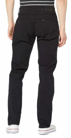 Lee Extreme Motion Straight Twill Stretch Chino Jeans Black -Cheap Class Garb Store l71wtf01 black 1