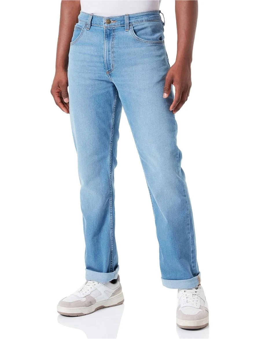 Lee Brooklyn Denim Stretch Jeans Fresh Mid Worn 3 Lee Brooklyn Denim Stretch Jeans Fresh Mid Worn