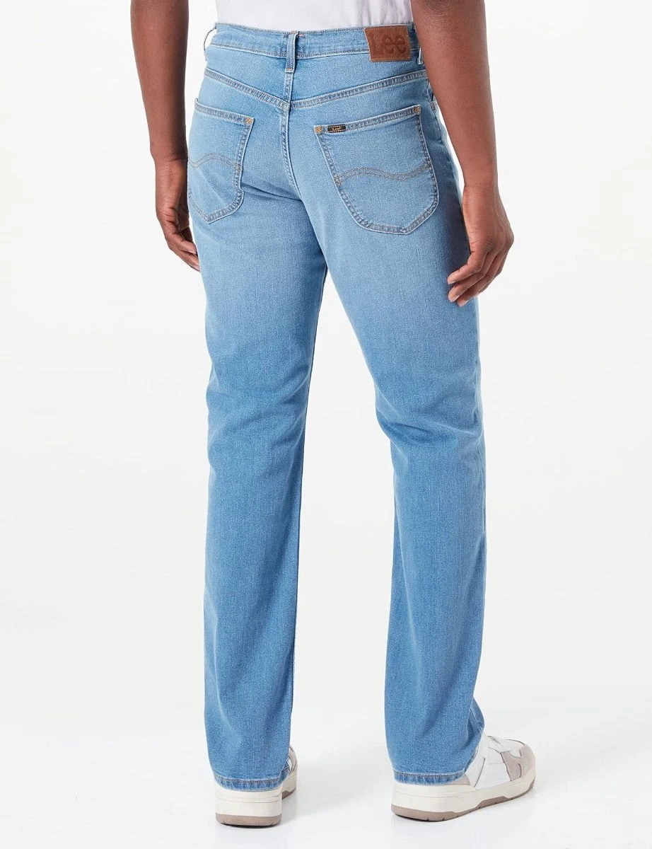 Lee Brooklyn Denim Stretch Jeans Fresh Mid Worn 6 Lee Brooklyn Denim Stretch Jeans Fresh Mid Worn - Image 4