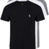 Luke 1977 Essentials Johnys Sport 3-Pack T-Shirt Blk/Grey/White -Cheap Class Garb Store m420150 johnys blk 20grey 20white 7 1600x