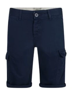 Lee Cooper Casual Mallon Cotton Cargo Bermuda Shorts Dark Denim