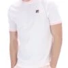 Fila Marconi Logo Crew Neck T-Shirt Marshmallow/Pink -Cheap Class Garb Store marconi lm1836at 058 36
