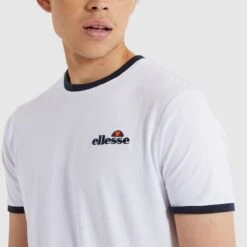 Ellesse Meduno Crew Neck T-Shirt White -Cheap Class Garb Store meduno white 3