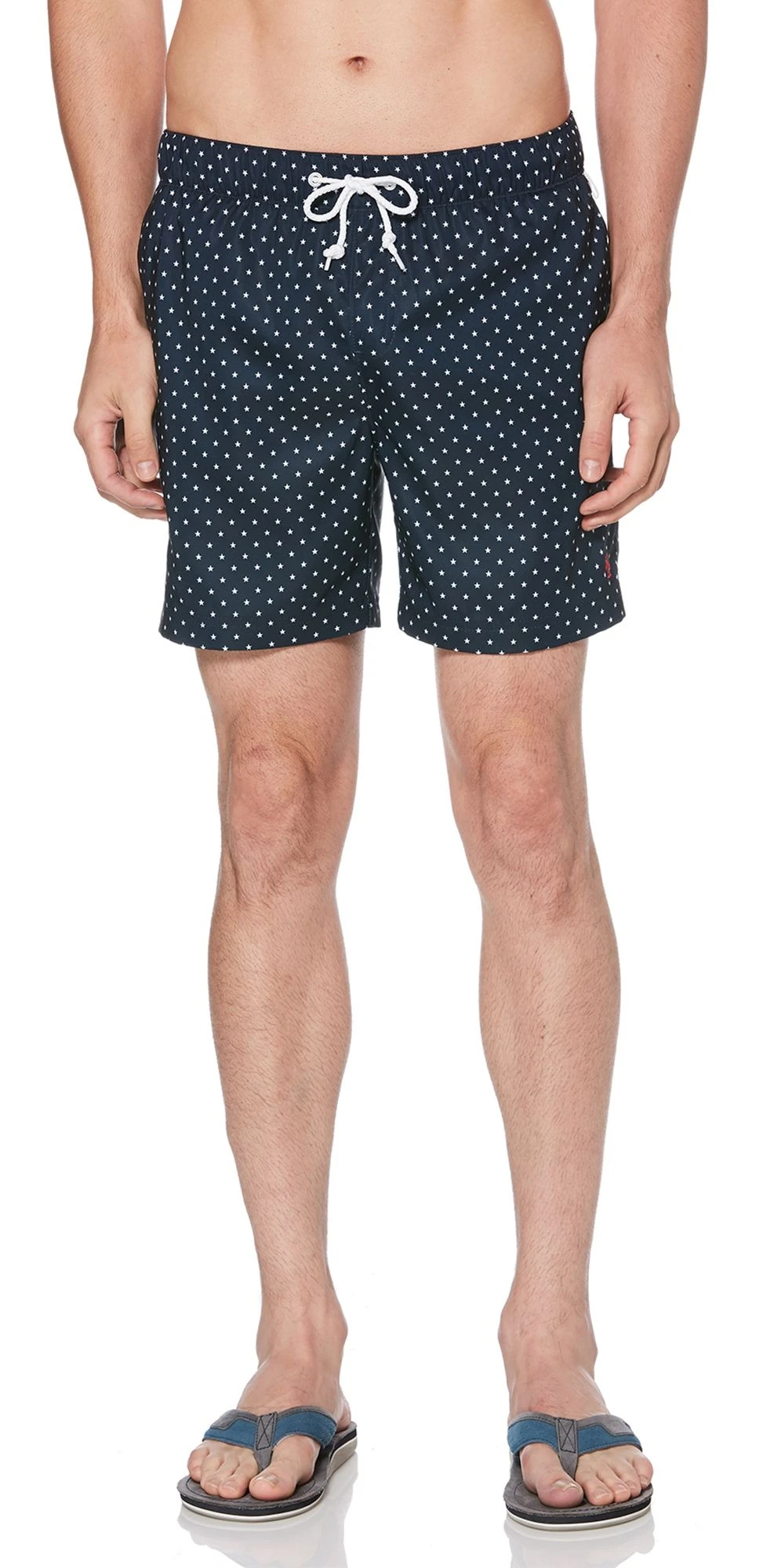 Original Penguin Star Print Elastic Volley Swim Shorts Dark Sapphire 3 Original Penguin Star Print Elastic Volley Swim Shorts Dark Sapphire