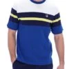 Fila Pedro Colour Blocked Crew Neck T-Shirt Bright Blue 1 Fila Pedro Colour Blocked Crew Neck T-Shirt Bright Blue -Cheap Class Garb Store pedro bright blue