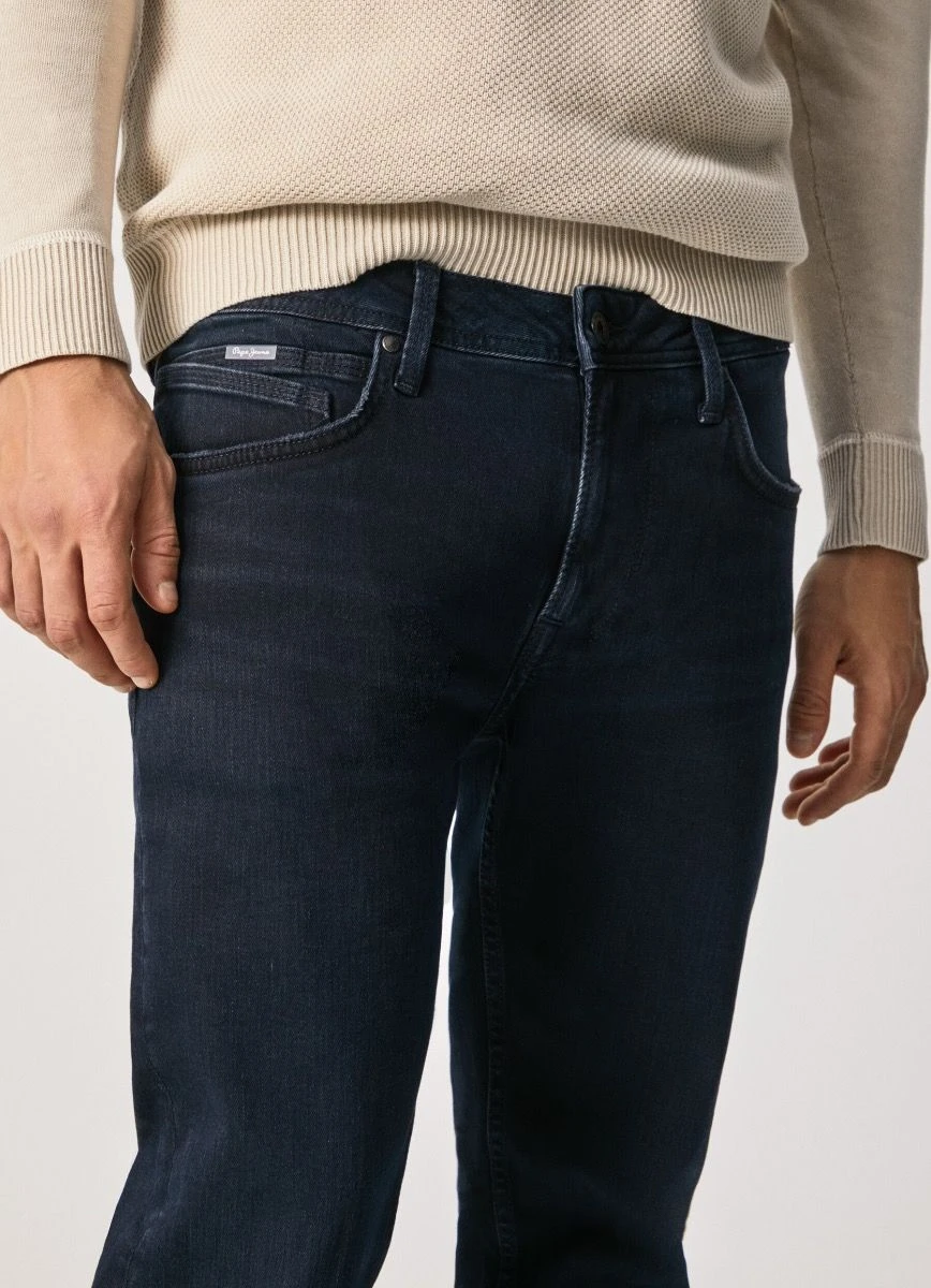 Pepe Jeans Hatch Regular Slim Fit Regular Waist Denim Jeans WP4 Black 8 Pepe Jeans Hatch Regular Slim Fit Regular Waist Denim Jeans WP4 Black - Image 6