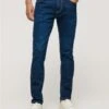 Pepe Jeans Stanley Taper Fit Regular Waist Denim Jeans VX2 Blue -Cheap Class Garb Store pm206326vx2 000 02 mo