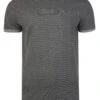 Ringspun Ribble Crew Neck Cotton Stripe T-shirt Charcoal -Cheap Class Garb Store ribble charcoalmarl 1