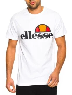 Ellesse Prado Logo T-Shirt Optic White