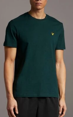 Lyle & Scott Plain Crew Neck T-Shirt Dark Green -Cheap Class Garb Store ts400vog w486 3