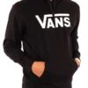 VANS Classic Graphic Logo Overhead Hooded Sweatshirts Black -Cheap Class Garb Store vans vn0a7y3xblk