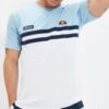 Ellesse Venire Logo Crew Neck T-Shirt Light Blue/White -Cheap Class Garb Store venire lightblue