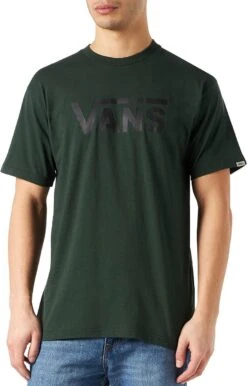 VANS Drop V Graphic Crew Neck T-Shirt Dark Green