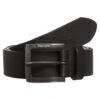 Wrangler Kabel Buckle Leather Metal Loop Belt Black -Cheap Class Garb Store w00108100 mosaic