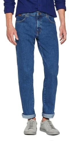 Wrangler Texas Stretch Denim Jeans Mid Rocks